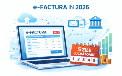 e-Factura în 2026: termen nou de transmitere – 5 zile lucrătoare