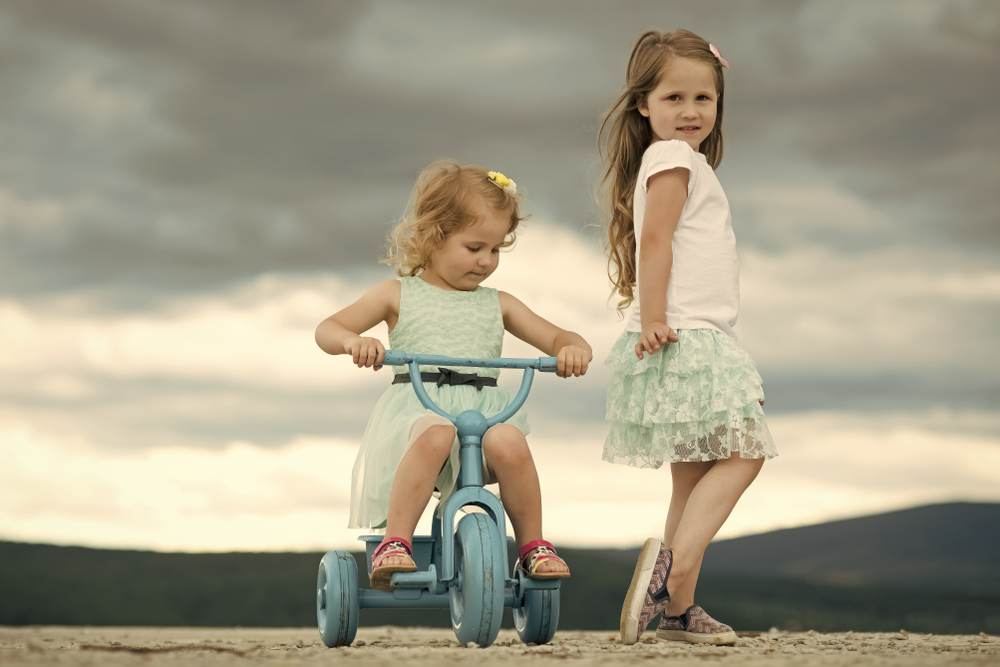 Tricicleta copilului trebuie sa fie perfecta